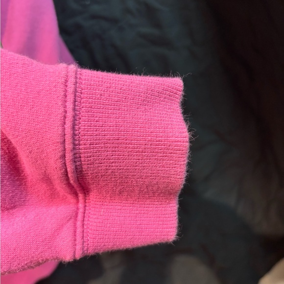 Vineyard Vines Pink Quarter-Zip Sweater with Plaid Accents - Picture 6 of 7